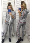Женский спортивный костюм с лампасами три цвета